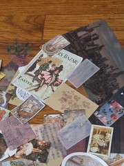 300pc VTG Inspo/Fairytale/Nature Ephemera Lot Small Pcs Junk Journal Scrpbooking