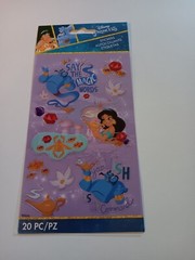Crafts Stickers Disney Aladdin Genie Jasmine Say the Magic Words Your Wish Pot