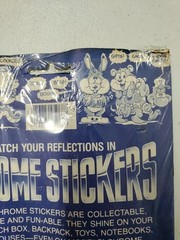 Vintage Stickers,mark 1,chrome Prism,RARE, Kissy,rainbows, Love, CS45,1 Sht,,AG2
