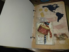 USA America Junk Journal Scrapbook