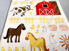 Making Memories Farm Stickers 34pc Scrapbook Barn Silo Horse Pig 2009 NOS