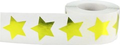 Metallic Gold Star Shape Stickers – 1 Inch Adhesive Labels, 500 Total Sticker…