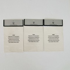 Embossed seals ‘Home Made’ Self Adheisve Red quantity 36 NEW
