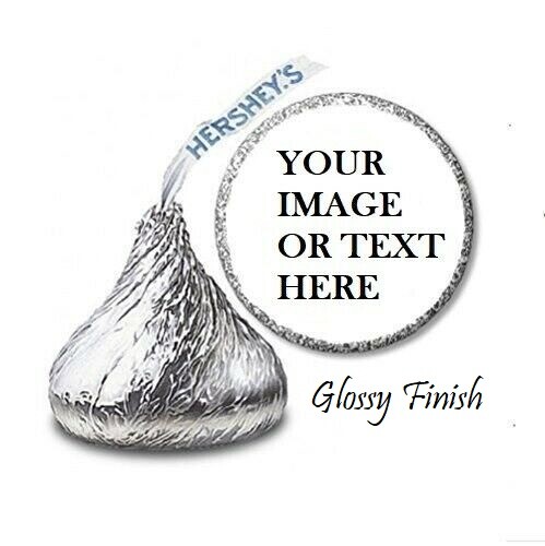 108 Custom Personalized Labels Stickers Hershey’s Kisses Candies Party Favors