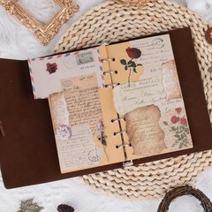 517 Pcs Vintage Scrapbook Paper,Scrapbook Supplies Vintage-517 Pcs