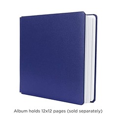 Creative Memories 12×12 Scrapbook Album Coverset – Cobalt Blue Bookcloth