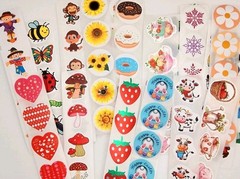 100 Random Pick Stickers/Scrapbook/Crafts/Journals/Planner/Diary/School/1 inch
