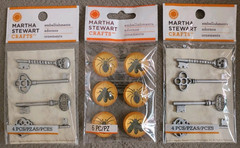 Martha Stewart Crafts Halloween Embellishments – 14 pieces total /561