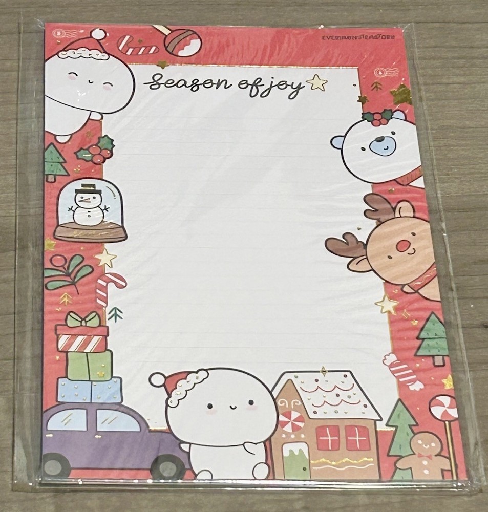 New Every Minute A Story “Season Of Joy” Christmas Sticky Notes Notepad EMAS