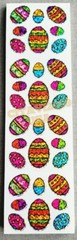 EASTER EGGS STICKERS JILLSON & ROBERTS HAMBLY PRISMATIC COLLECTIBLE STICKERS.