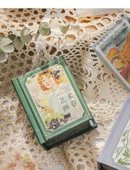 400 pages Impressionism mini vellum paper book, Assorted pattern, Art Museum