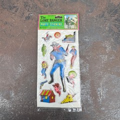Lone Ranger Puffy Stickers #8158 A 1980 Imperial Top Corporation NEW OLD STOCK