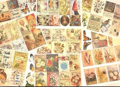 Mega Bundle 100+ Vintage Prints for Journals, Scrapbooking or Paper Crafts #VC55