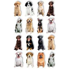 Pop-up 3D Puppy Dogs Stickers Planner Party Supply Crafts Furry Pet Friends