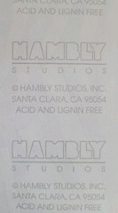 HAMBLY STUDIOS STICKERS PRISMATIC GLITTER OCEAN SEAHORSES STAR SEAWEED VINTAGE