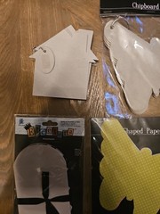Chipboard cutouts various designs – see pictures