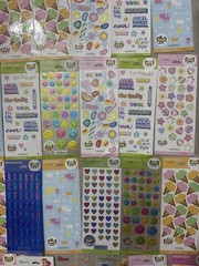 Hallmark Y2K 2000s Sticker Lot 59 Sheets Vintage Mostly New