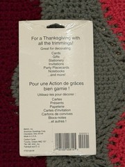 Vintage Forget Me Not American Greetings Thanksgiving Stickers