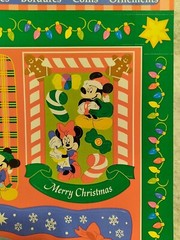 Vintage Sandylion Photo Scrapbook Stickers Mickey Mouse Minnie Mouse Christmas