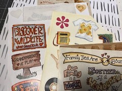 Scrapbooking Stickers Lot 26 – Sandy Clough, Dorothy’s Mem & Tie Me To The Moon