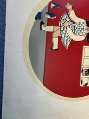 Lot 2 Rare Vintage Waterslide Type STICKER BELEN 63 ? 1963 Unknown Origin