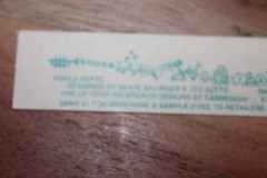 Vintage 1982 Cardesign TOOTS Sticker Strip KOALA BEARS MUS #139 stickers