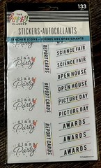 Me & My Big Ideas The Happy Planner Teacher Icons 133PC Fair Awards Scrapbooking