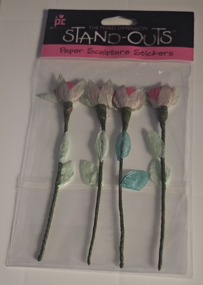 provo craft the third dimensions stand outs paper sculpture stickers Red Roses