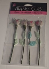 provo craft the third dimensions stand outs paper sculpture stickers Red Roses