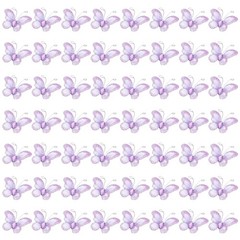 50Pcs Butterflies for Crafts, 1.2″ Mesh Organza Butterflies, Purple