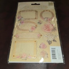 K&Company Dimensional Stickers Lot 6 Teddy Bears Floral Butterflies Nursery