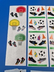 Mrs. Grossman’s Stickers Sports Basketball Soccer Golf Tennis