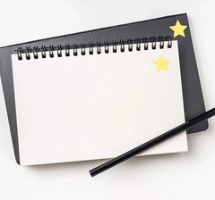 Gold Star Stickers for Kids Reward Metallic Foil Star Labels 1.5 Inch 500 Total