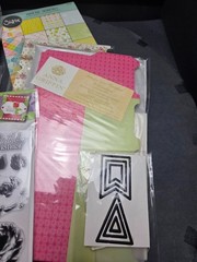 Huge Card Making Craft Lot HOTP Anna Griffin Spectrum Noir Sizzix Dies Stamps