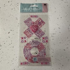 Jolee’s Boutique Dimensional Pink Purple Red Love Stickers SPJBLG159