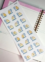 Women, Lady, Beauty, Make-up, Exercise :Handmake Erin Condren Planner Sticker