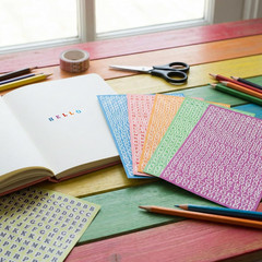 3660 Pcs Letter Stickers Small A-Z, 10 Sheets 0.2 Inch Waterproof Mini Alphabet