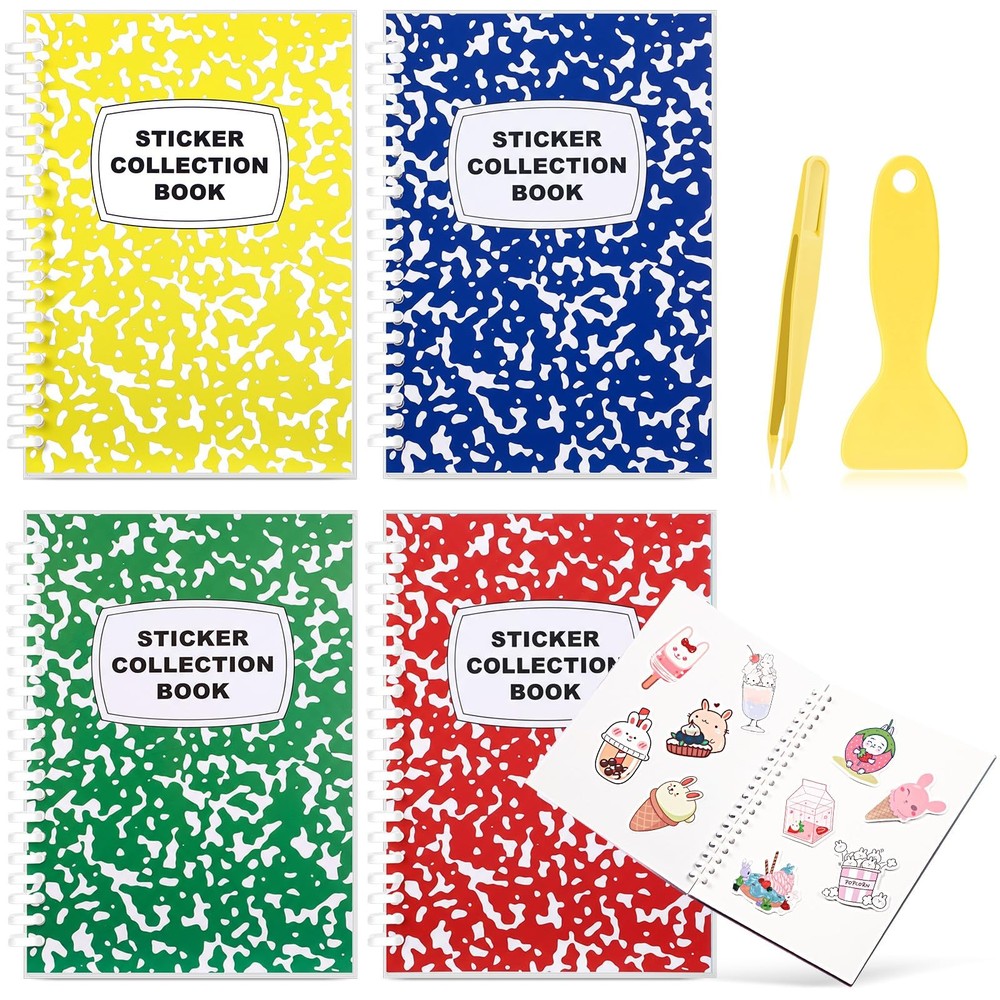 Sabary Sticker Collecting Book Album A5 Colorful