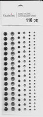 Gems Black Gray Grey Rhinestones Gem Rhinestone Bling Recollections Stickers
