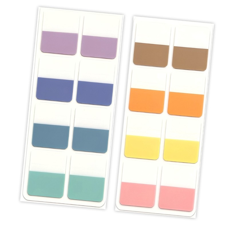 Label Clear Tabs With Color Coding Without Residues For Organizing