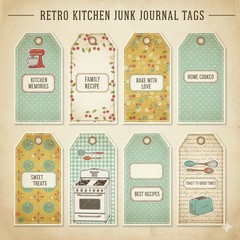 Retro Kitchen Junk Journal Kit Scrapbook Kit