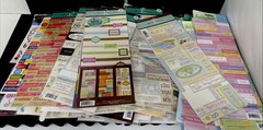 K&C Marcella K & Daisy Hill Recollections Scrapbooking Big Sheet Stickers BLK 69