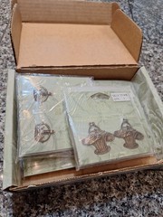 NIB Anna Griffin Brass Embellishments New 18 Packages Scrapbook Journal Collage