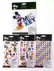 Lot of 4 Pkgs EK Success MICKEY MOUSE & FRIENDS Sticker Sheets