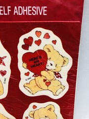 New Vintage Forget Me Not – American Greetings Valentine Stickers Sealed