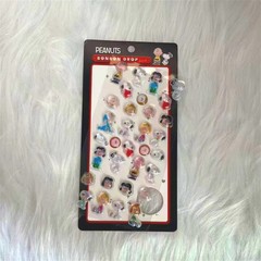 «3D Snoopy Cartoon Stickers – Crystal Decals for DIY Journals, Notebooks & Phone