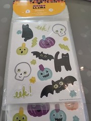 Glow In Dark Glitter Goggly Eyes Halloween 125 Sticker Pack Stickers Sealed New