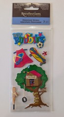 Treehouse Boy Toys Best Buddies Play Time Scrapbook Stickers Recollections RARE