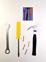Father’s Day Tool Set Laser Cut Die Cuts – Scrapbook Embellishments Paper Craft