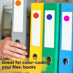 3000 PCS 1/2 Inch Colored Dot Stickers Round Color Coding Labels Circle Dots …